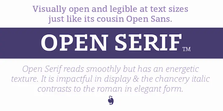 open-serif