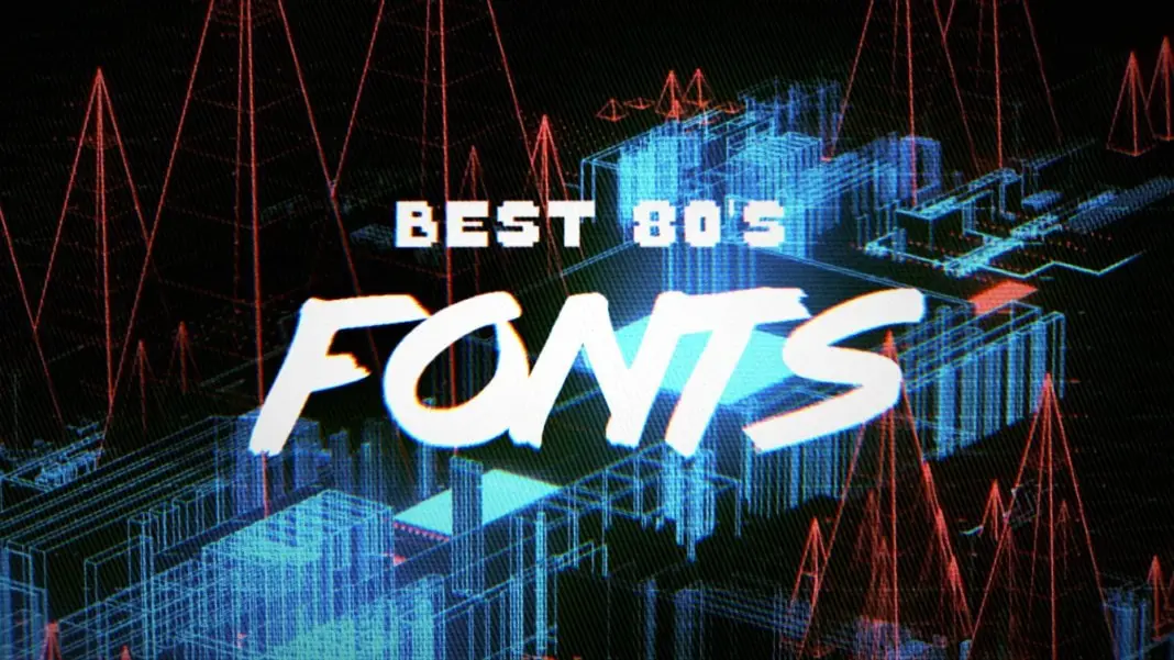 80s script font free