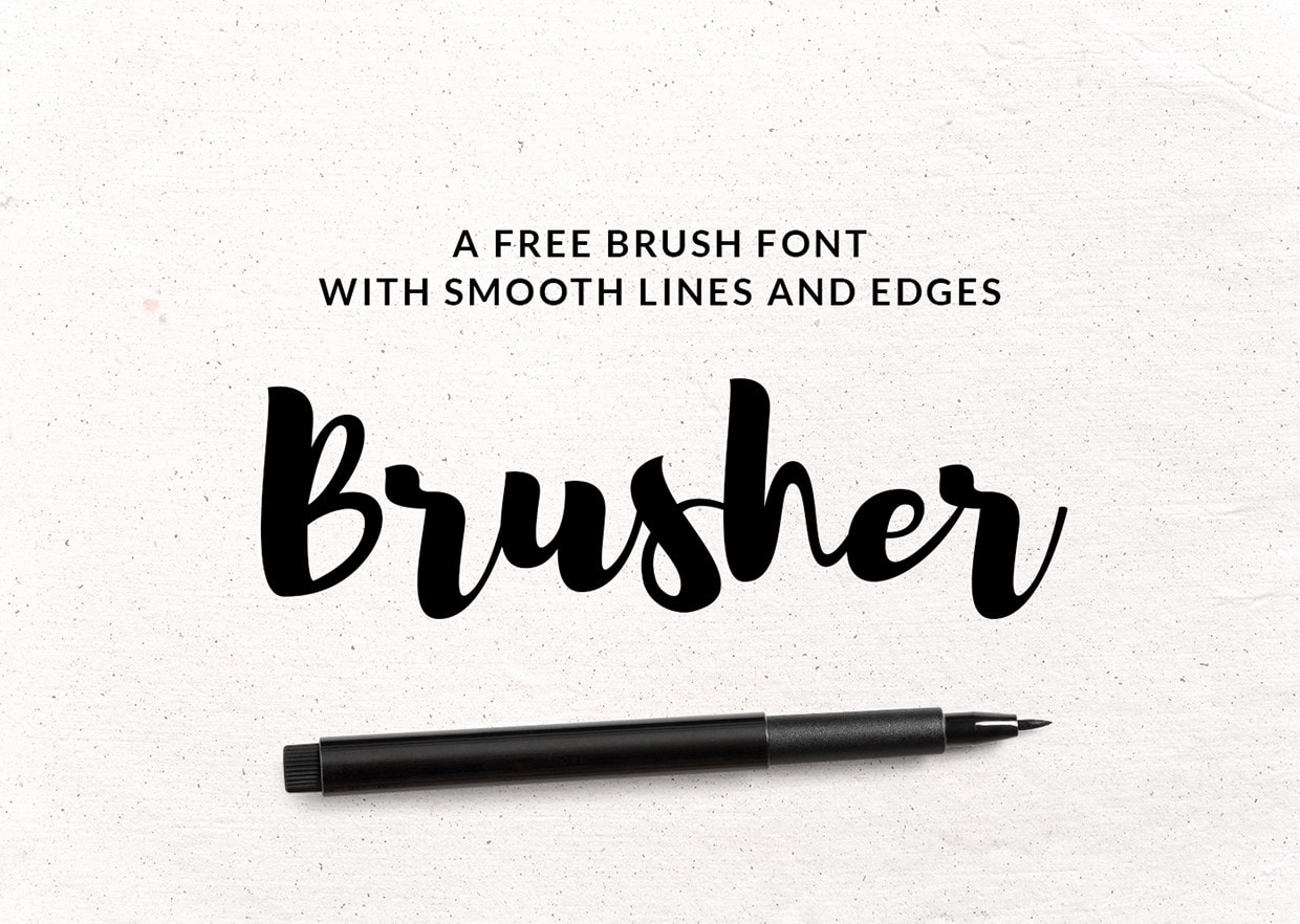 brush font free download mac