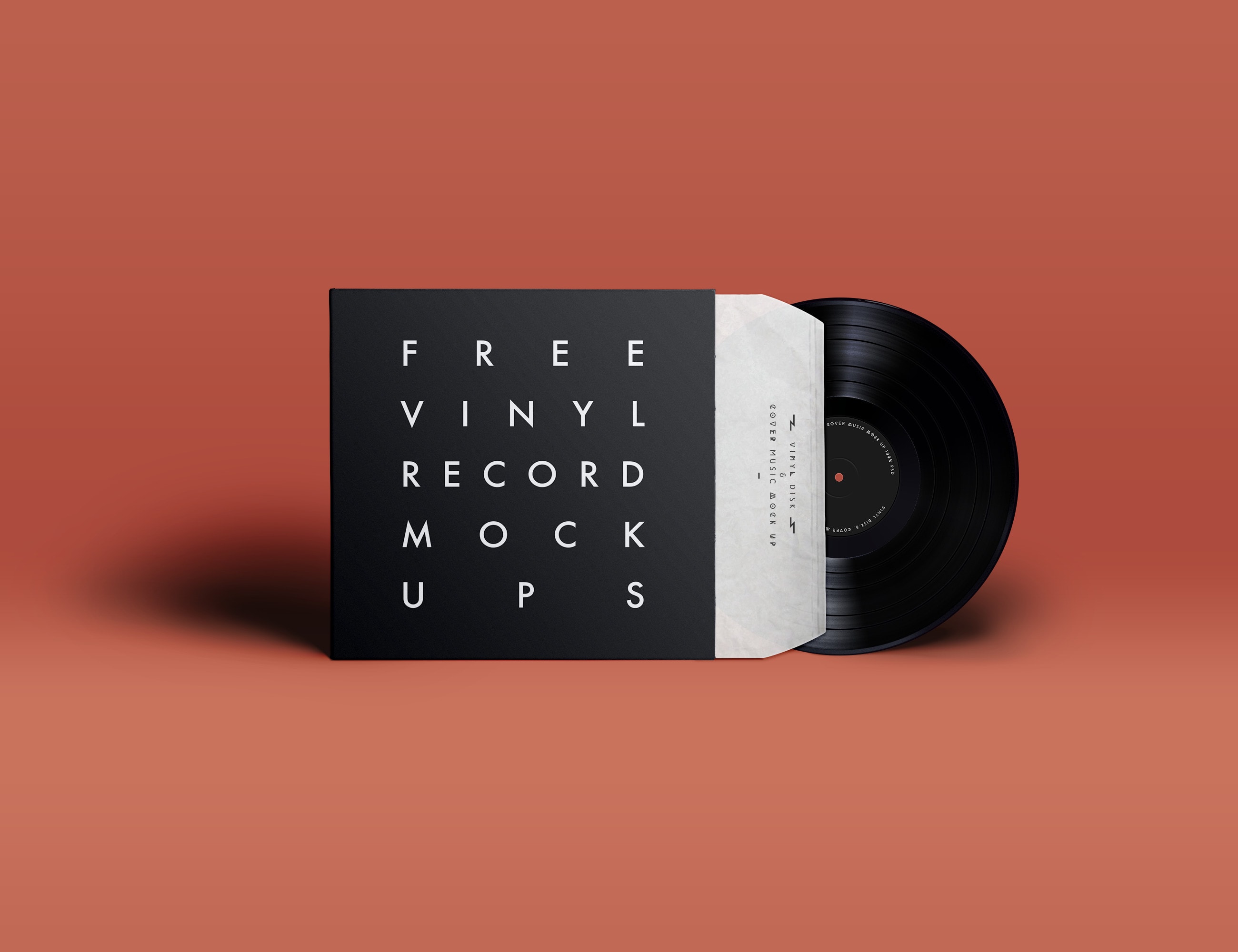 Vinyl record mockup generator free