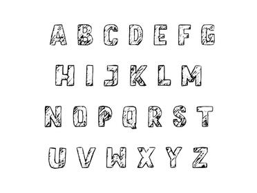 cool letter fonts